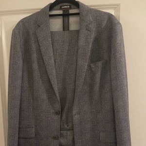 Express extra slim Light grey Suit